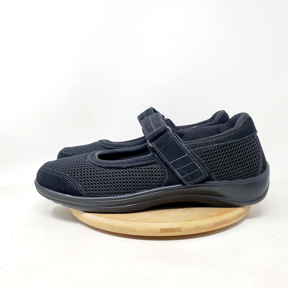 Orthofeet Chattanooga Mary Jane Shoes Womens 11 D WIDE Black Comfort Sneaker 851